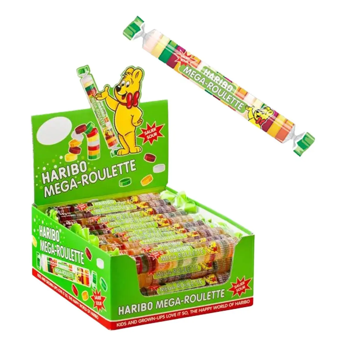 Haribo Mega Roulette Zourr 40×45 g | Storpakk