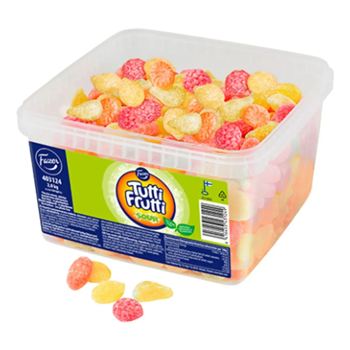 Fazer Tutti Frutti Sur Løsvekt 2kg