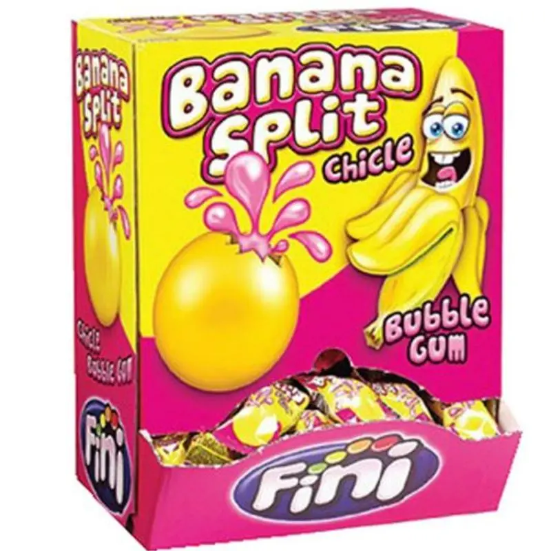 Fini Banana Split Tyggegummi hel eske 200stk