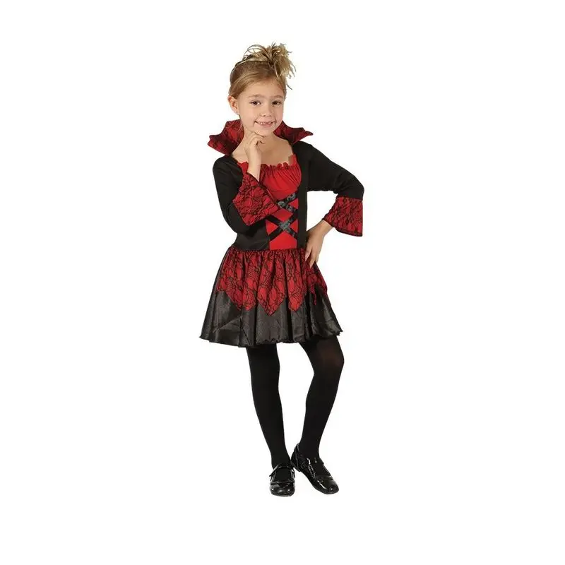 Vampyrinne Kostyme Barn 110 - 140