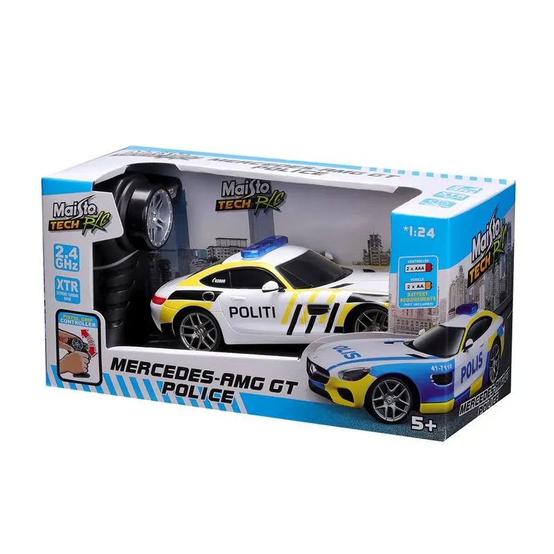 Mercedes AMG GT Norsk Politi Radiostyrt bil 1:24