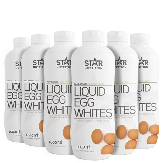 6 x Flytende Eggehvite, 1000 ml