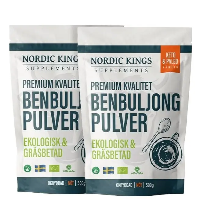 2 x Premium Benbuljongpulver ØKO 500 g