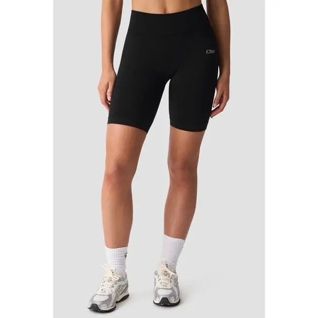 Smooth Seamless Biker Shorts Svart