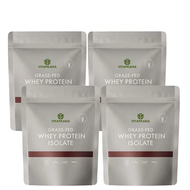 Mix&Match 4 x Myseproteinisolat Grass-fed 750 g