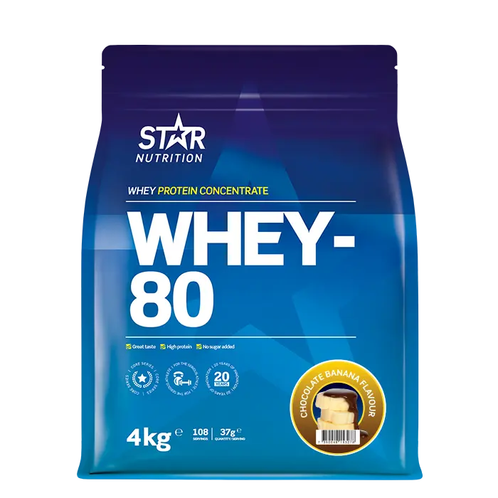 Whey-80 Myseprotein 4 kg