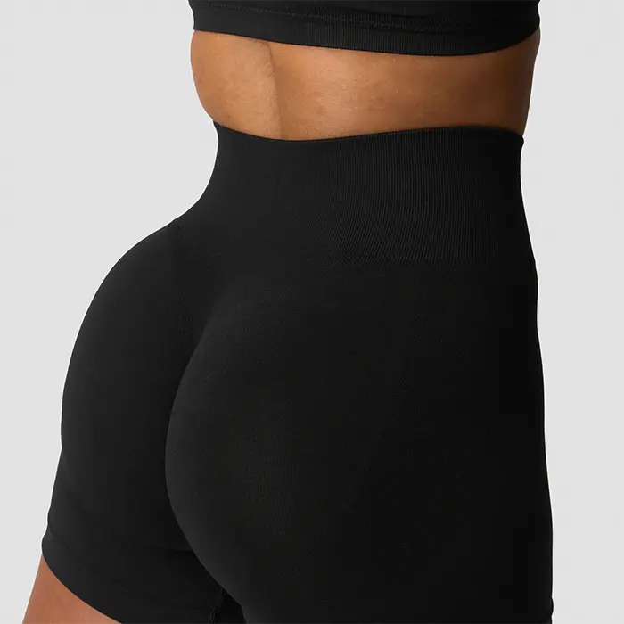 Smooth Midi Shorts Svart