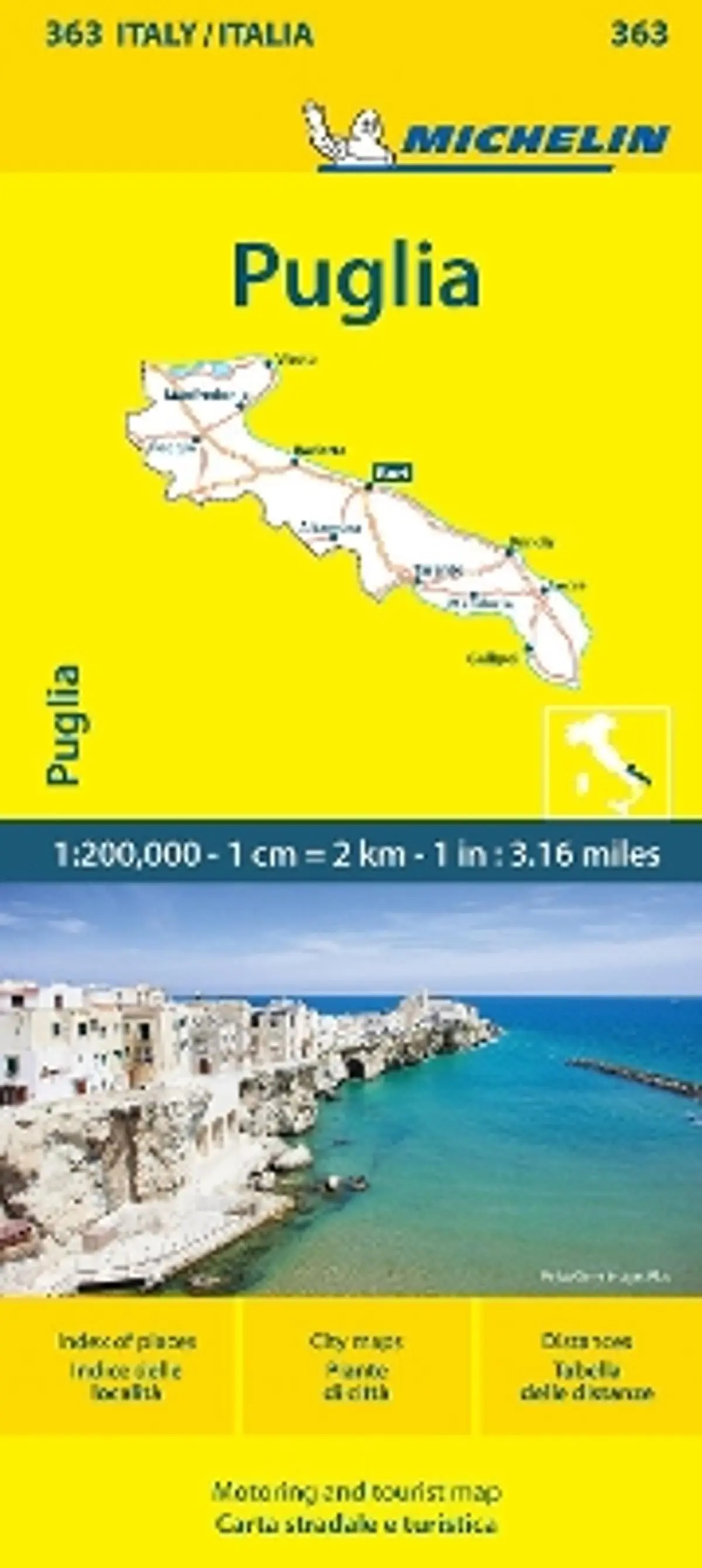 Puglia - Michelin Local Map 363: Map