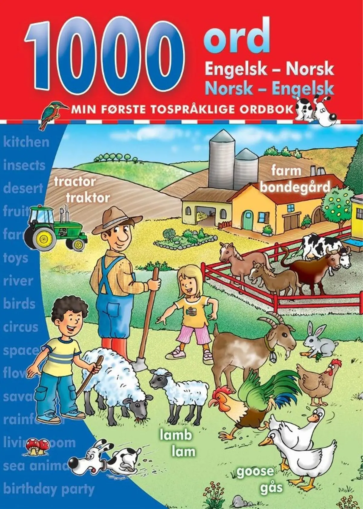 1000 ord: engelsk-norsk, norsk-engelsk : min første tospråklige ordbok