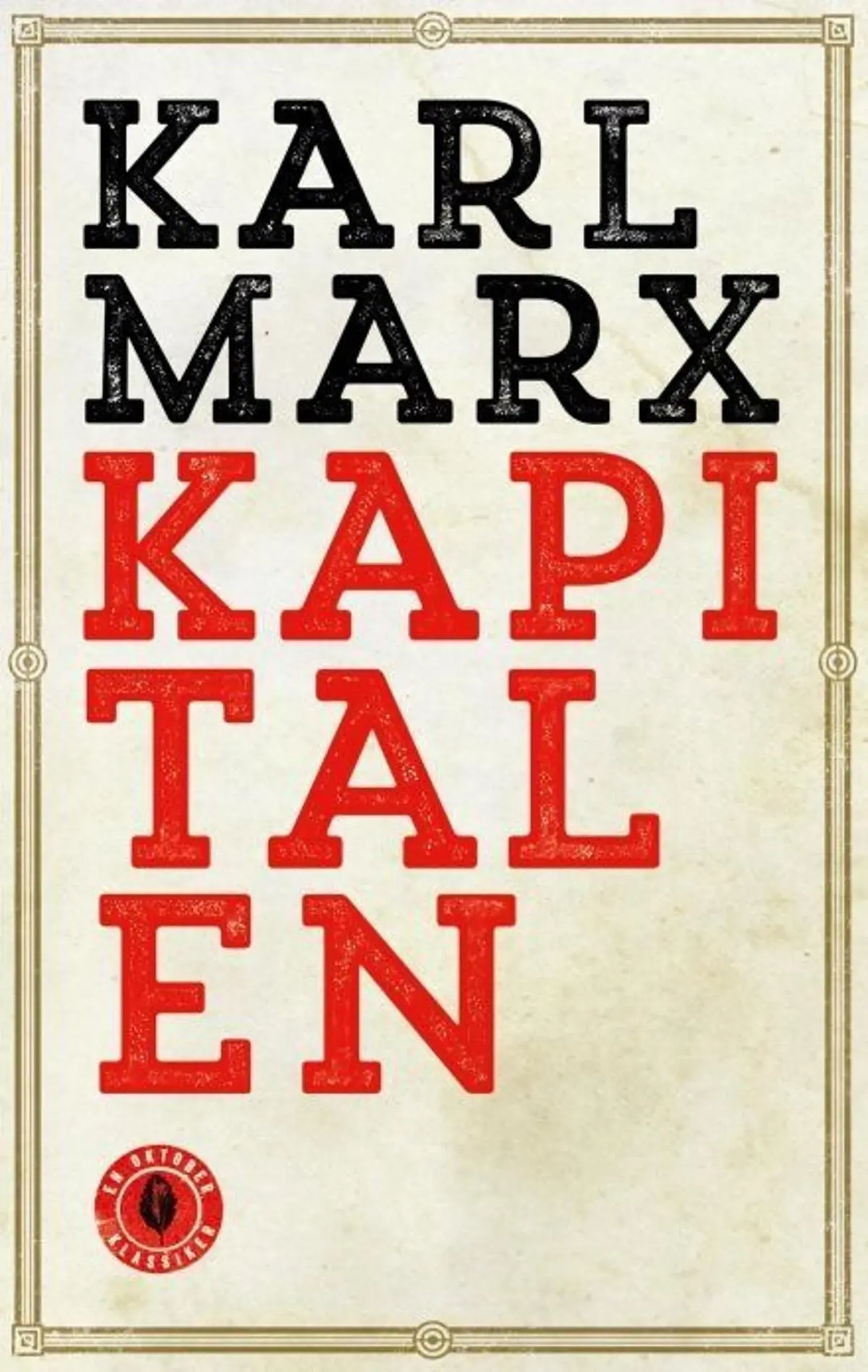 Kapitalen: Første bok : Kapitalens produksjonsprosess : kritikk av den politiske økonomien