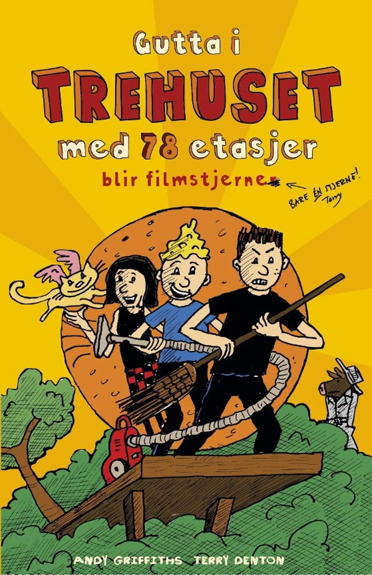 Gutta i trehuset med 78 etasjer blir filmstjerner