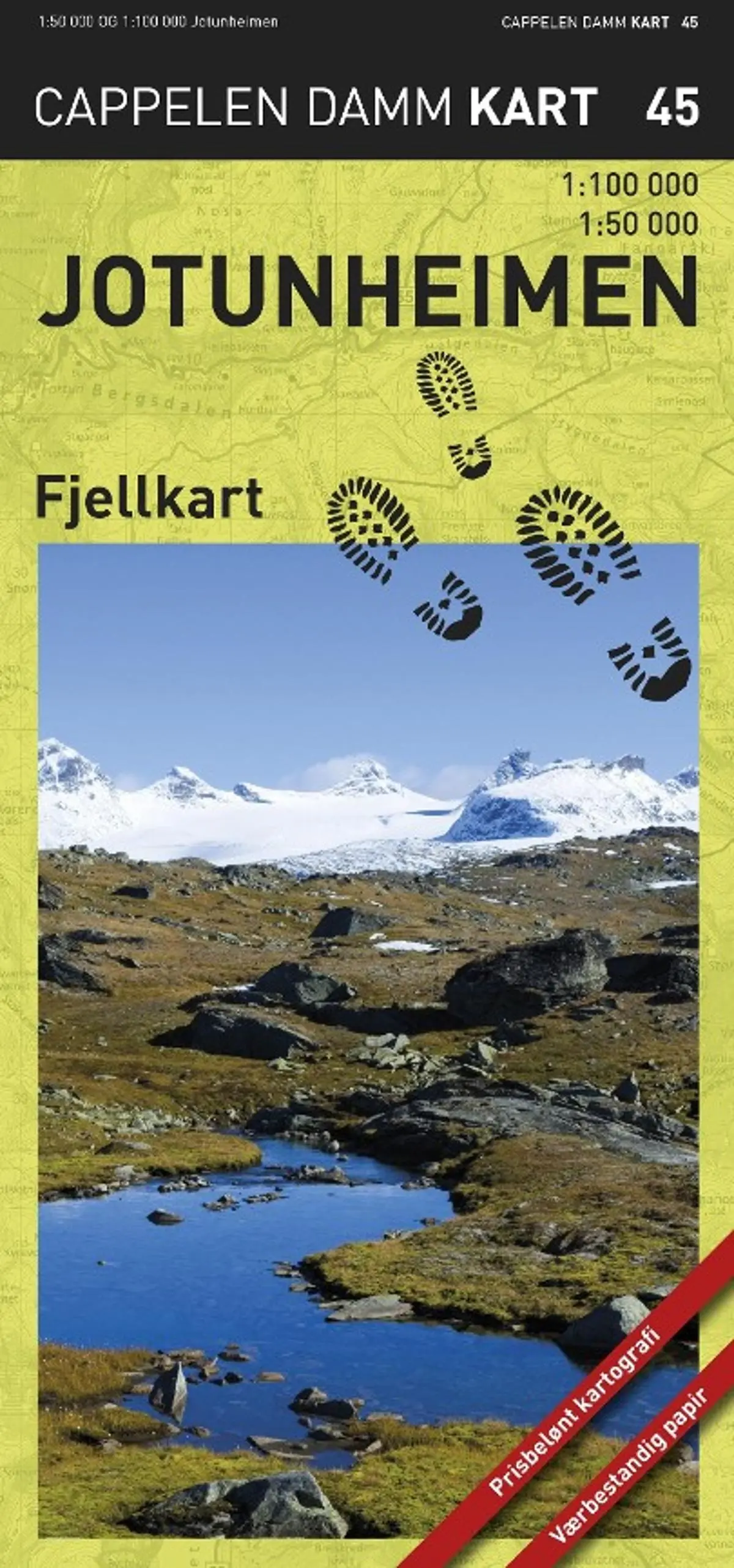 Jotunheimen: fjellkart
