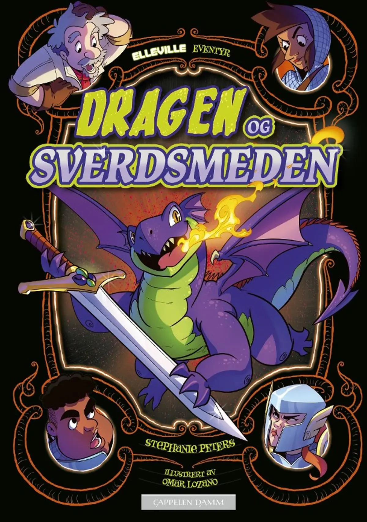 Dragen og sverd-smeden: en kul tegneserie