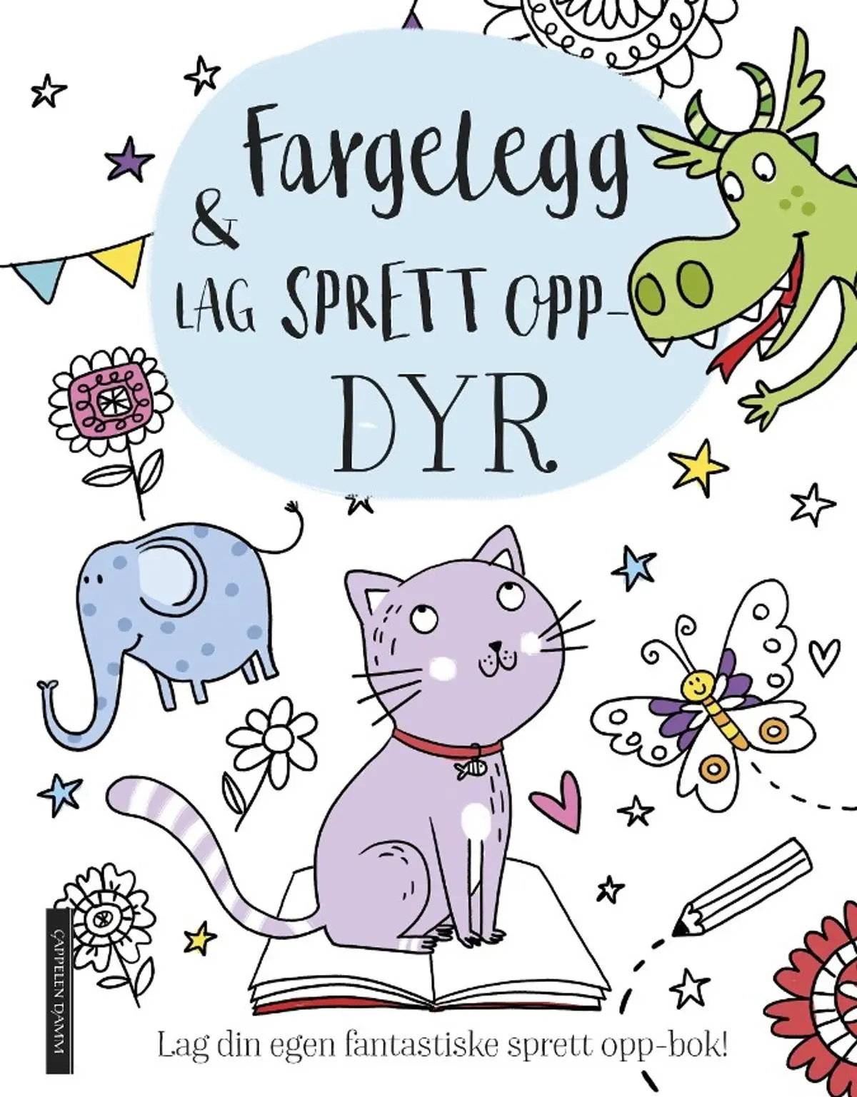 Fargelegg & lag sprett opp-dyr: lag din egen fantastiske sprett opp-bok!