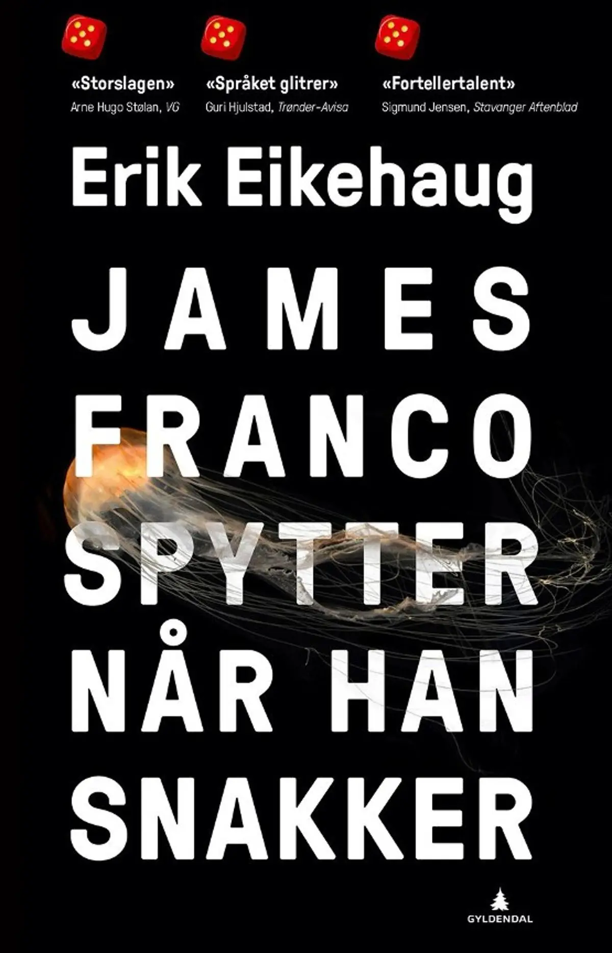 James Franco spytter når han snakker: roman