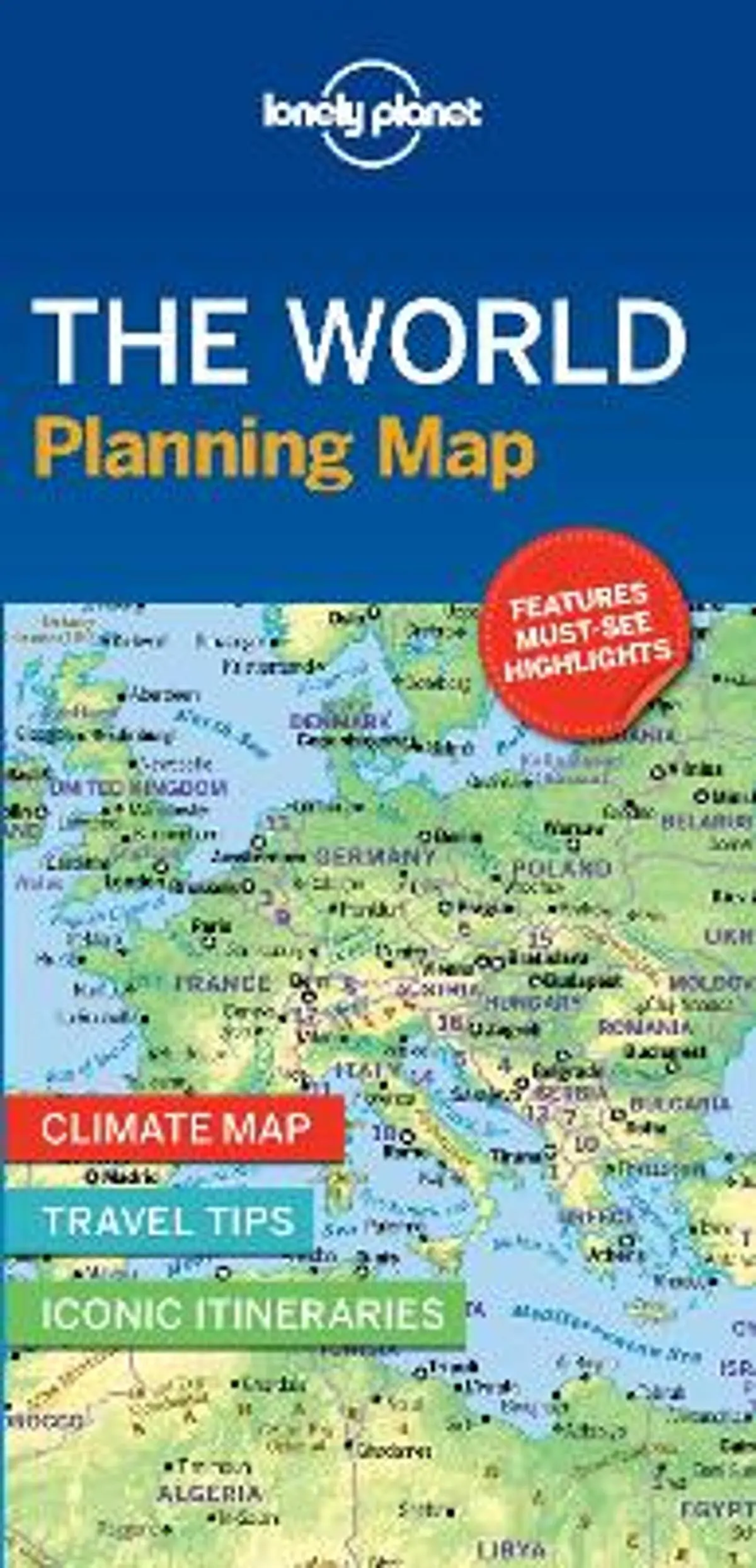 Lonely Planet The World Planning Map
