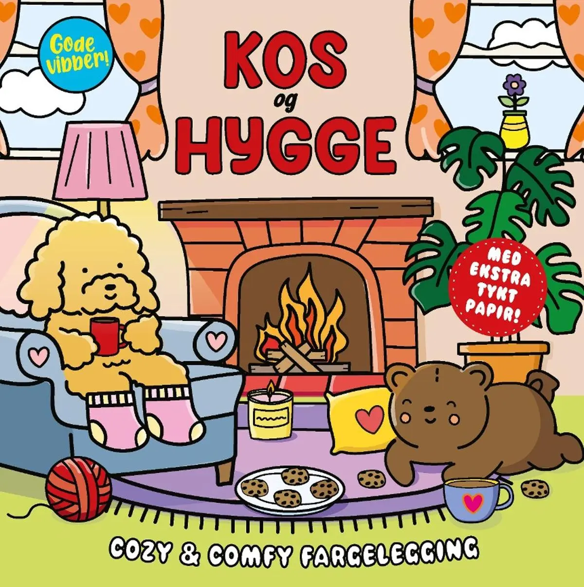 Kos og hygge: cozy & comfy fargelegging