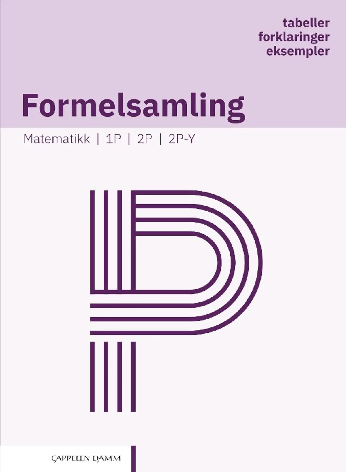 Formelsamling matematikk P: 1P, 2P, 2P-Y