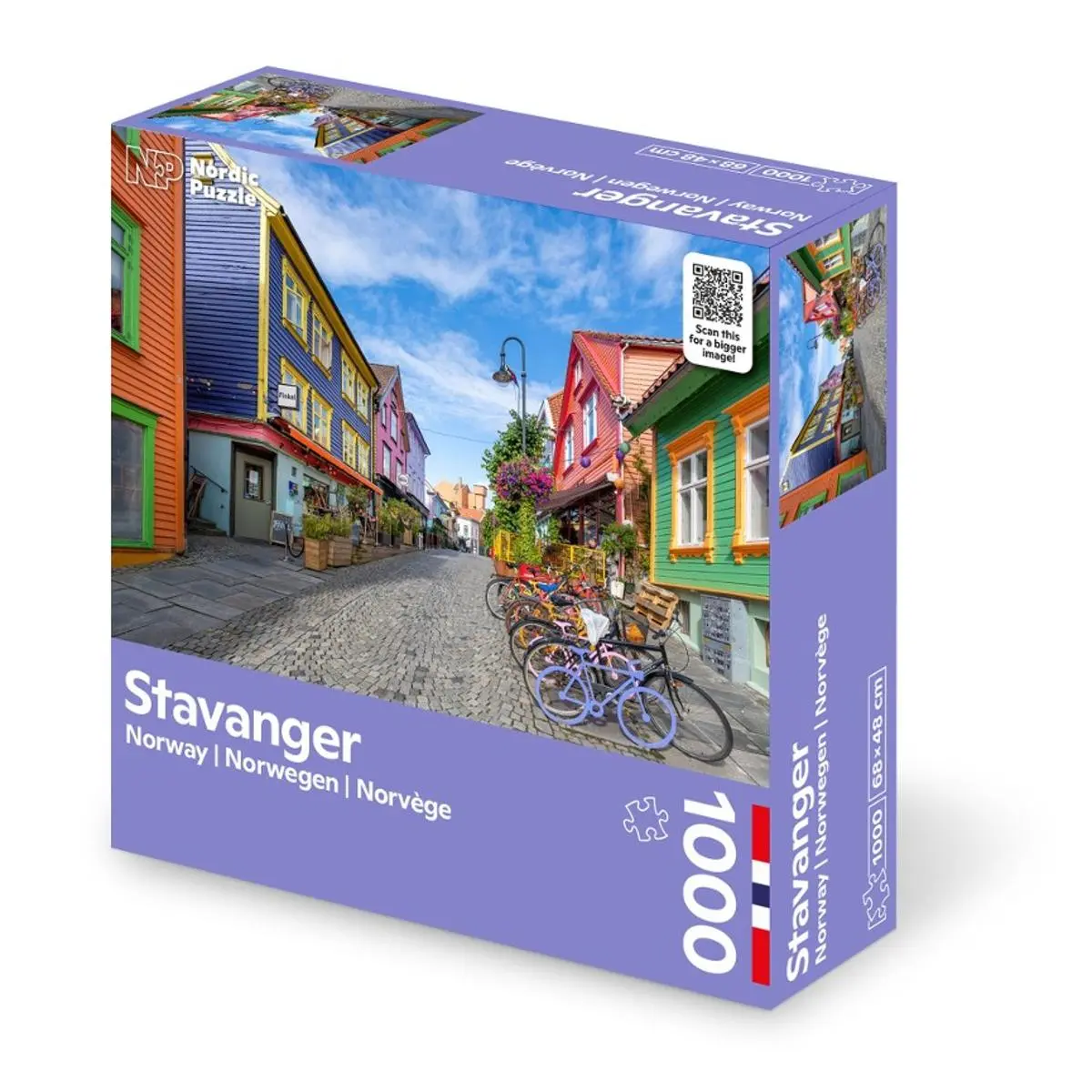 Puslespill 1000 brikker - Stavanger