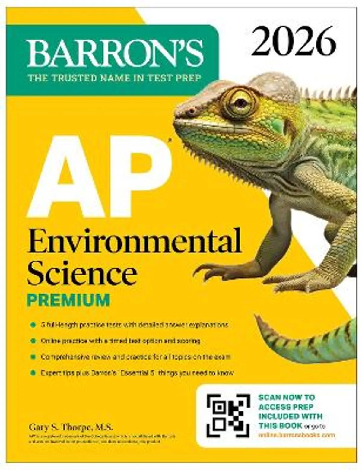 AP Environmental Science Premium, 2026: Prep Book With 5 Practice Tests + Comprehensive Review + Online Practice