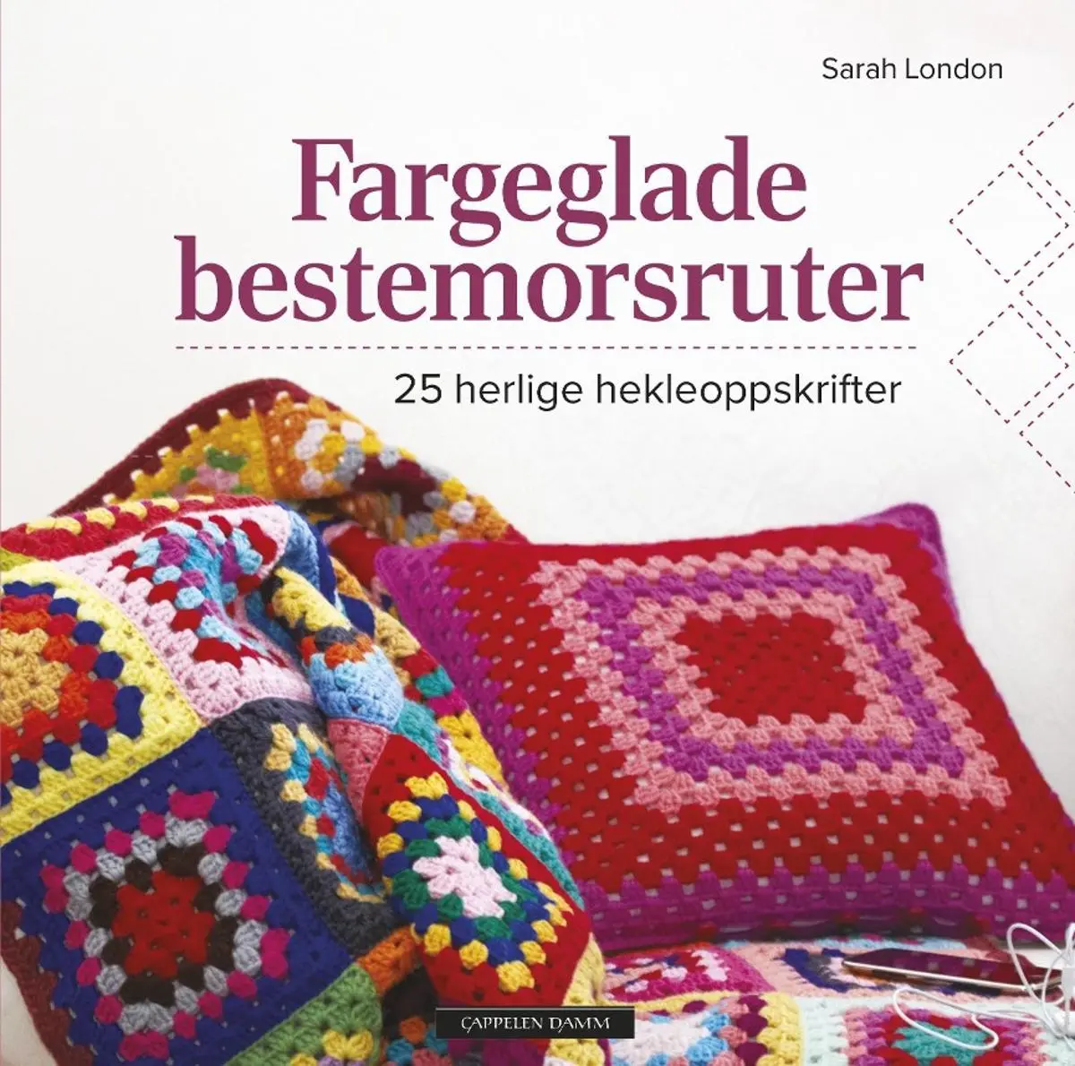 Fargeglade bestemorsruter: 25 herlige hekleoppskrifter