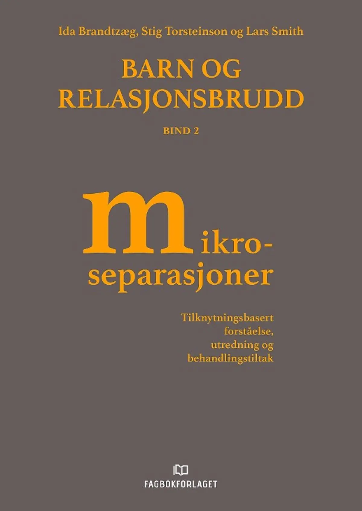 Barn og relasjonsbrudd: Bind 2 : Mikroseparasjoner : tilknytningsbasert forståelse, utredning og behandlingstiltak