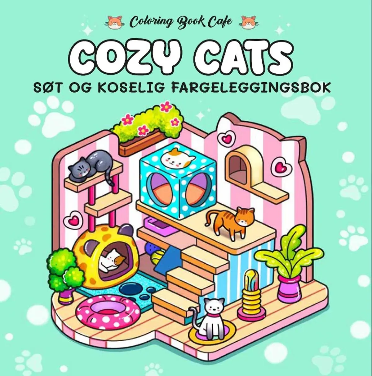Cozy cats: søt og koselig fargeleggingsbok