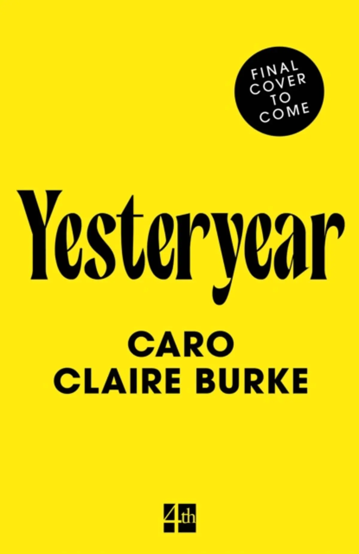 YESTERYEAR HB