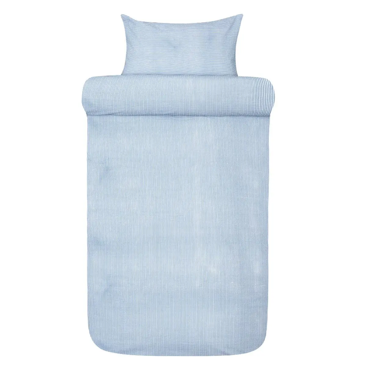 Sengesett Lykke 140x220/50x70 denimblå