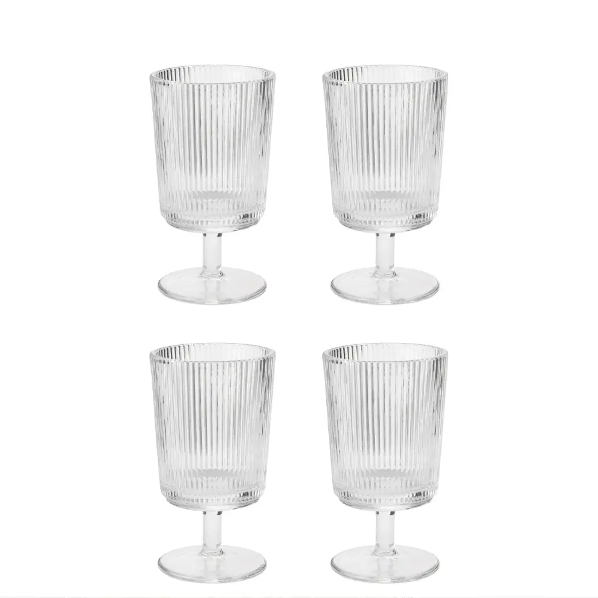 Pilastro glass på stett, 4 Stk