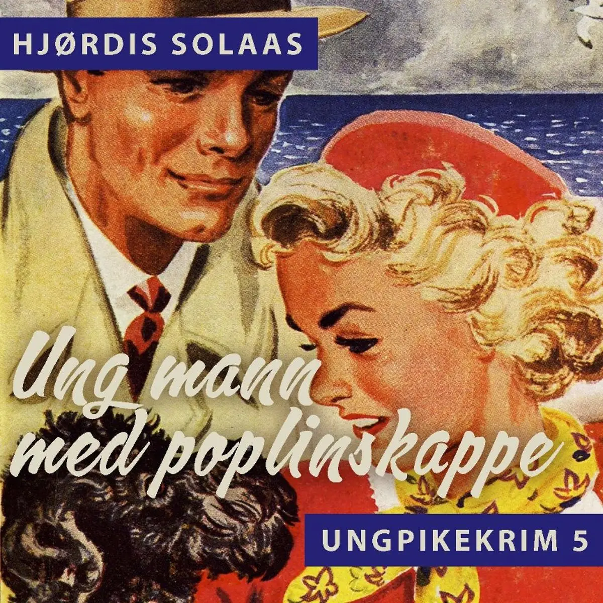 Ung mann med poplinskappe