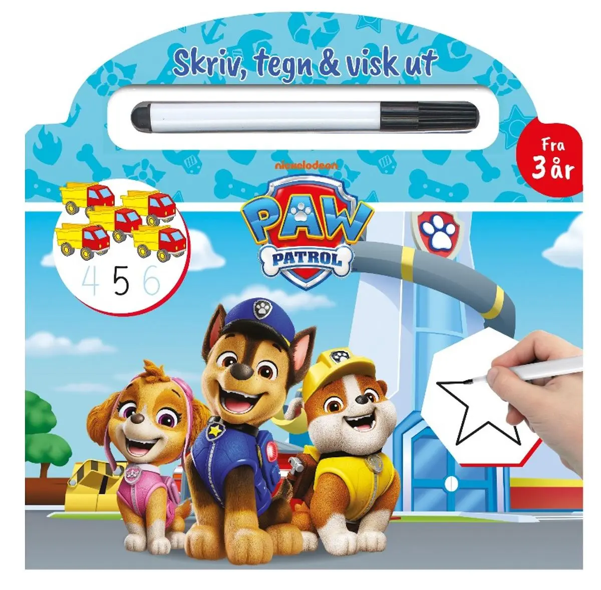 Paw Patrol - Skriv, tegn og visk ut!