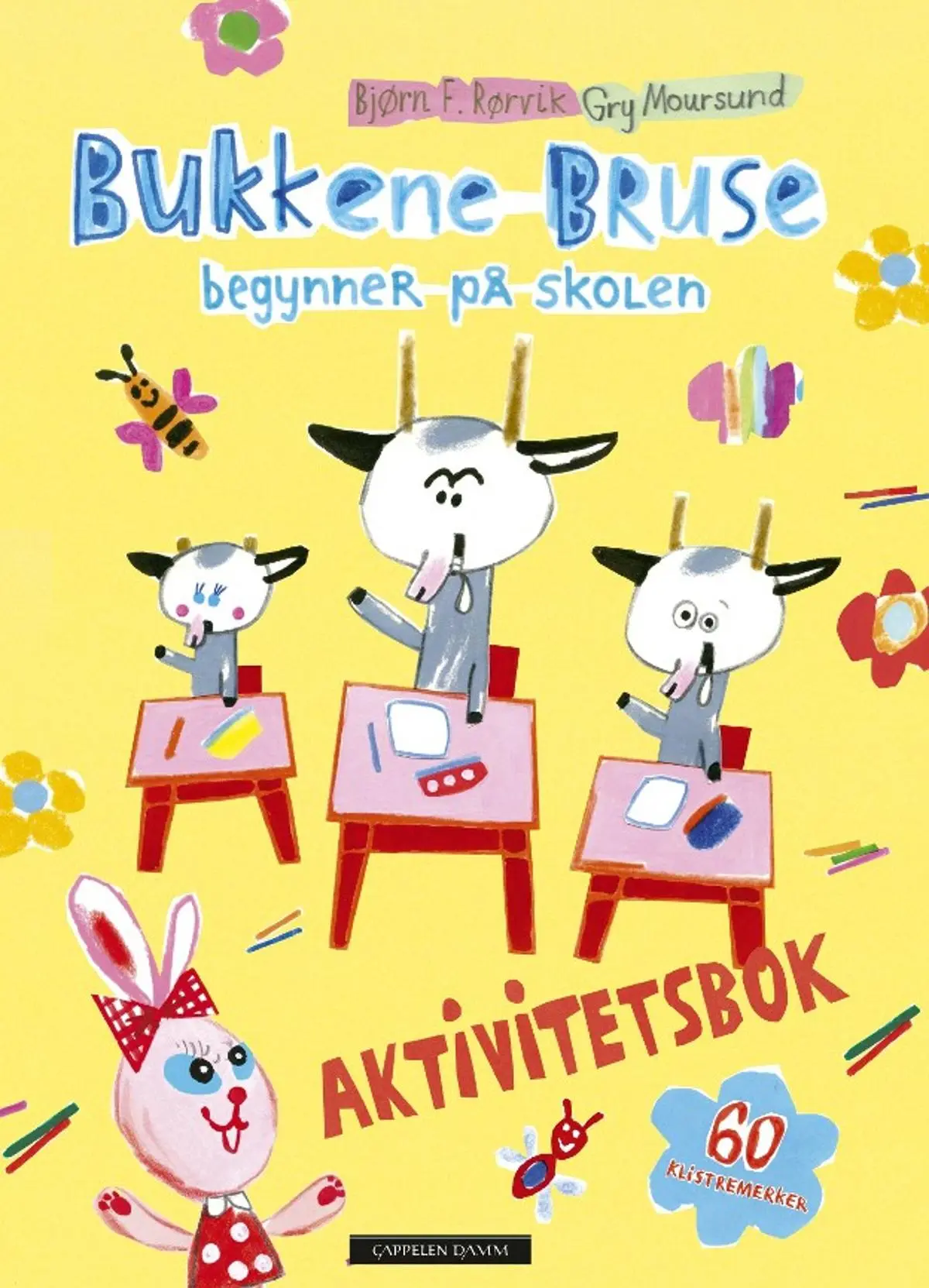Bukkene Bruse begynner på skolen: aktivitetsbok