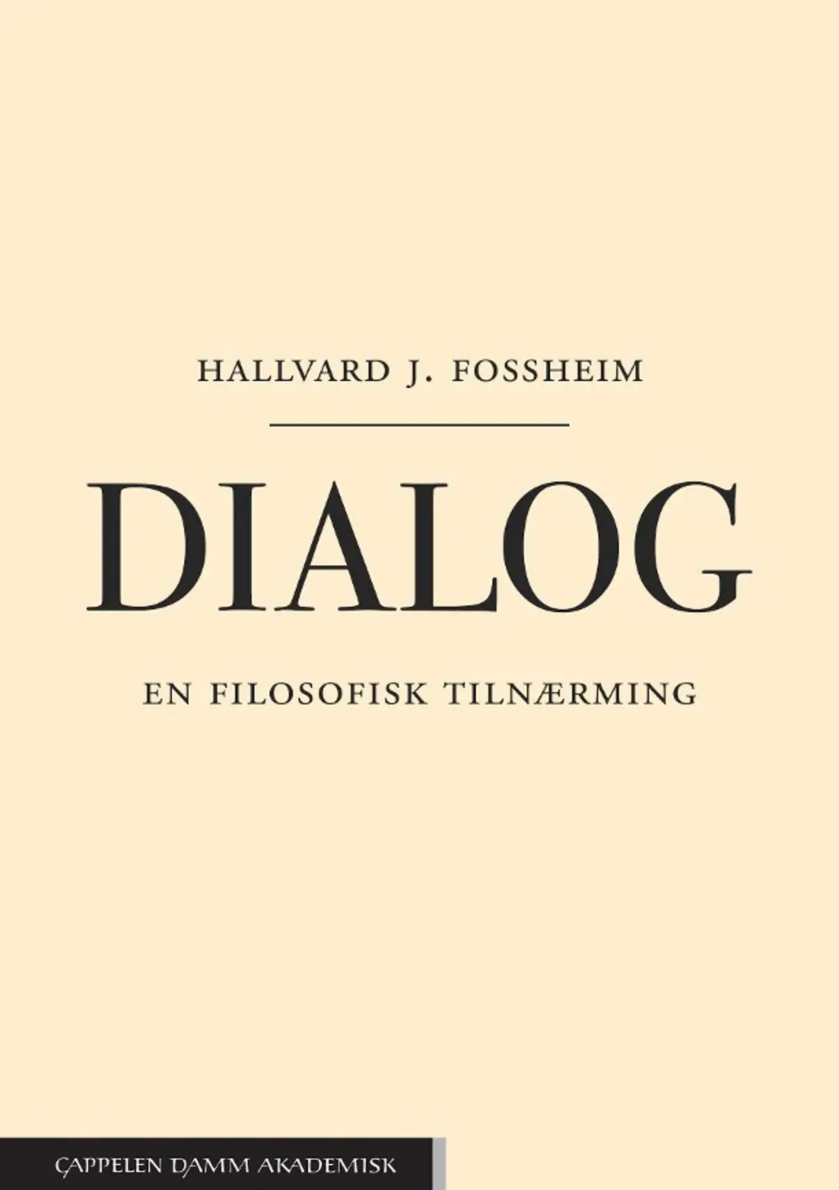 Dialog: en filosofisk tilnærming