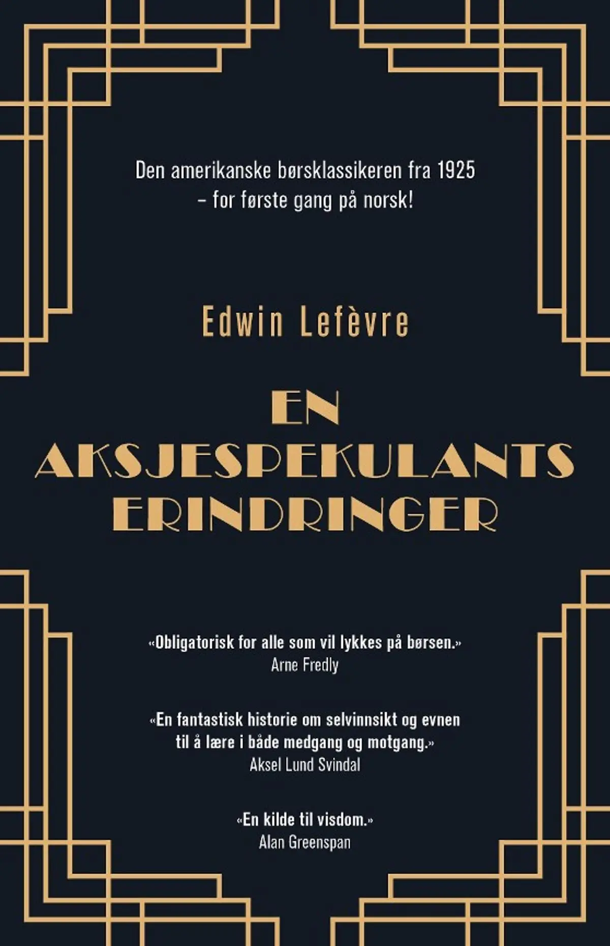 En aksjespekulants erindringer