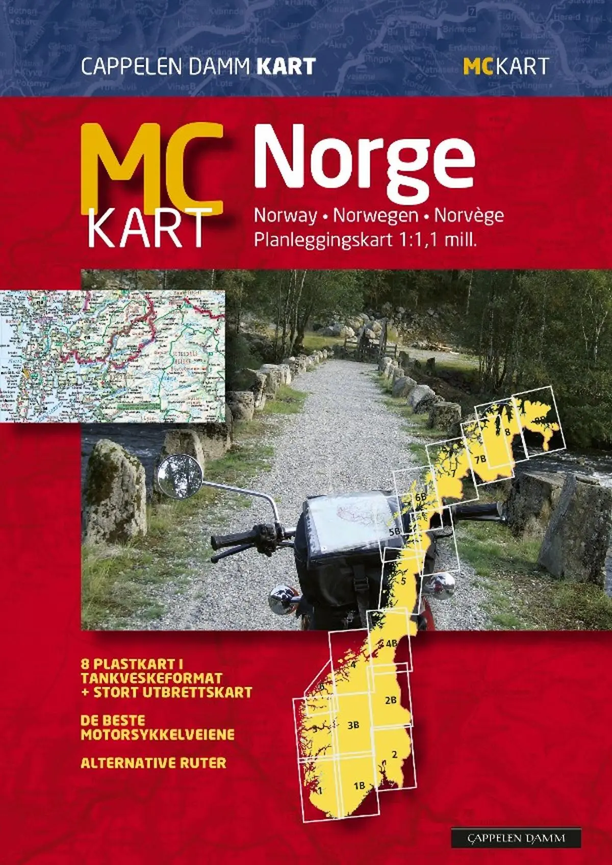 MC kart: Norge=Norway=Norwegen=Norvège : planleggingskart
