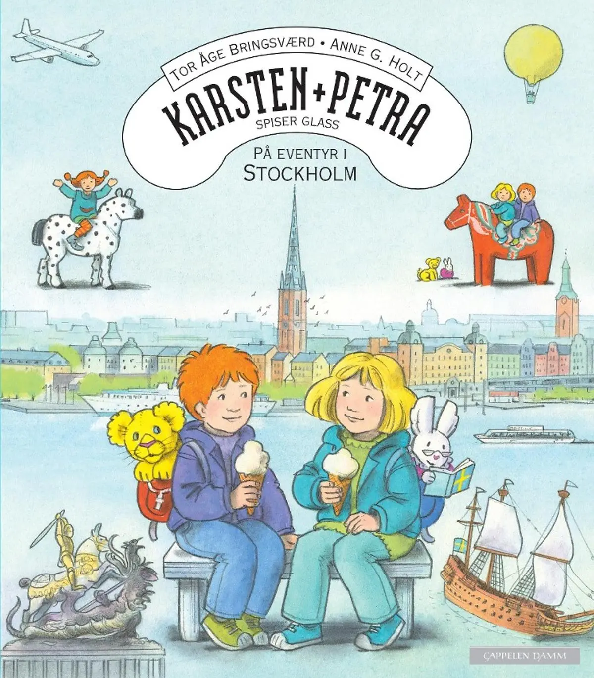 Karsten og Petra spiser glass!: på eventyr i Stockholm