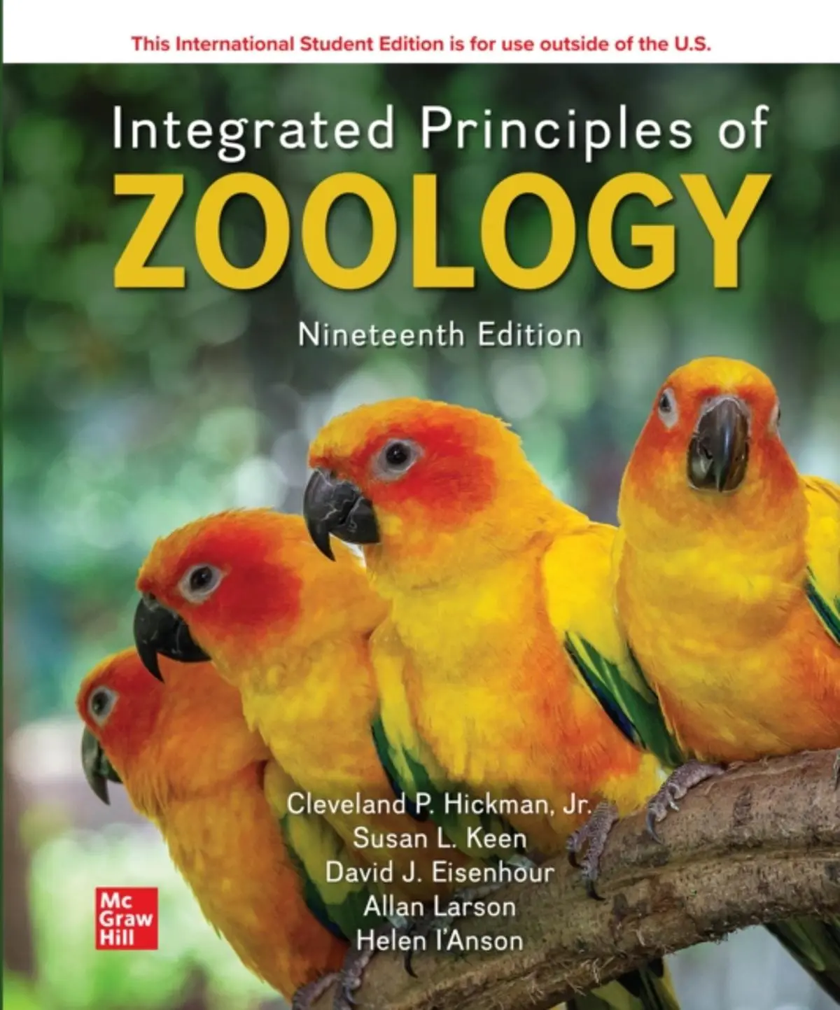 Integrated Principles of Zoology ISE