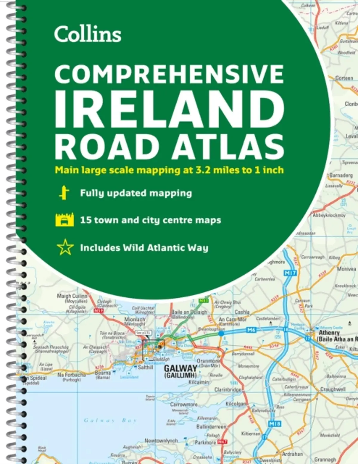 Comprehensive Road Atlas Ireland: Easy to Read, Updated Mapping