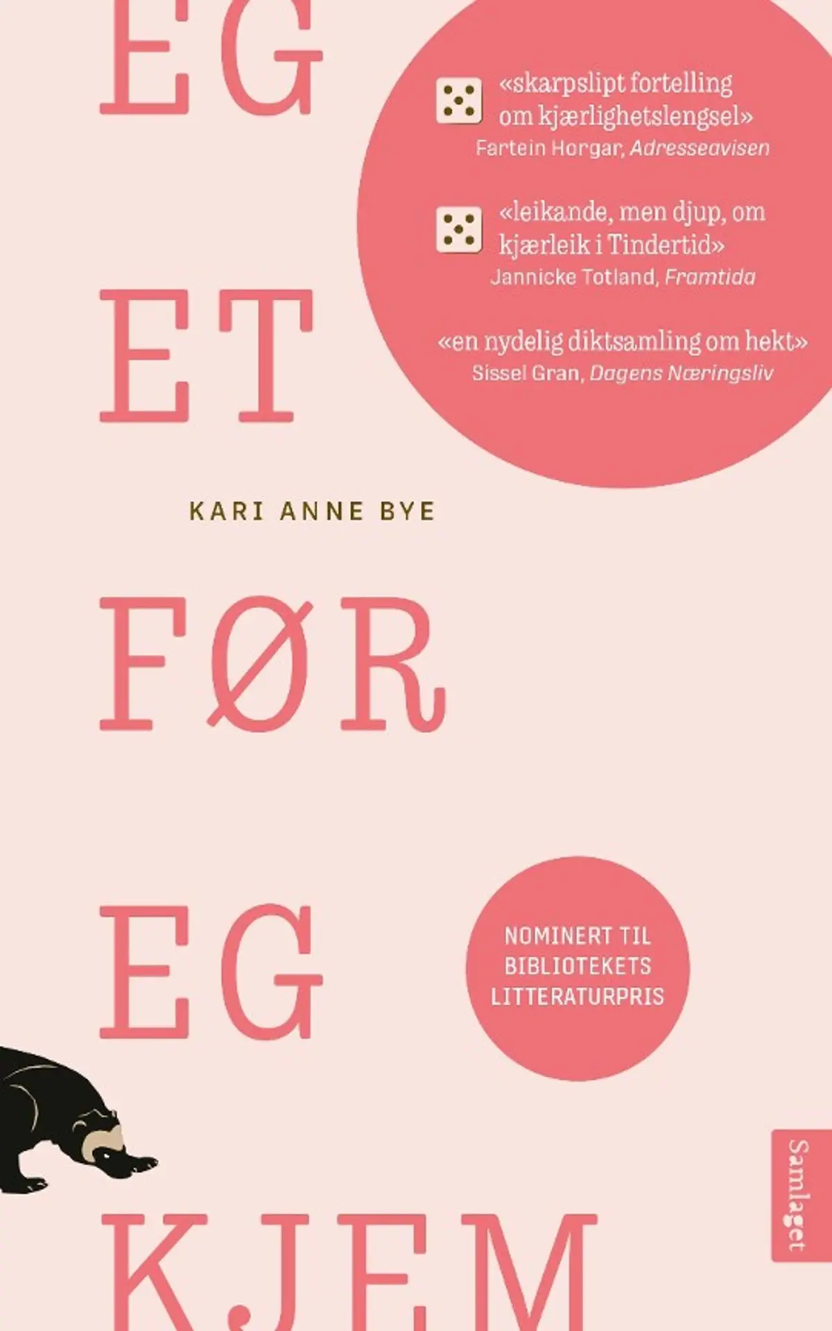 Eg et før eg kjem: dikt