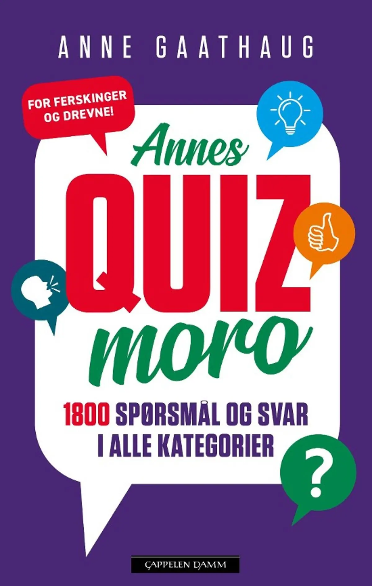 Annes quizmoro: 1800 spørsmål og svar i alle kategorier