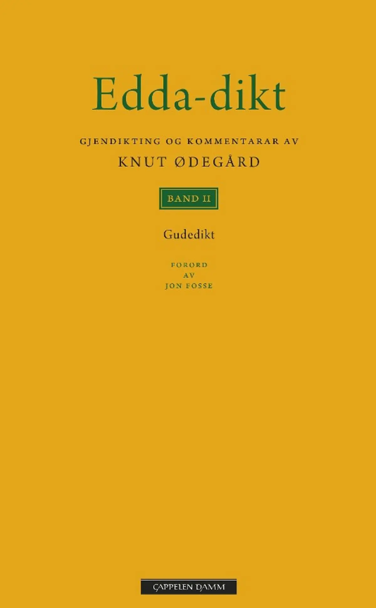 Edda-dikt: band 2 : gudedikt