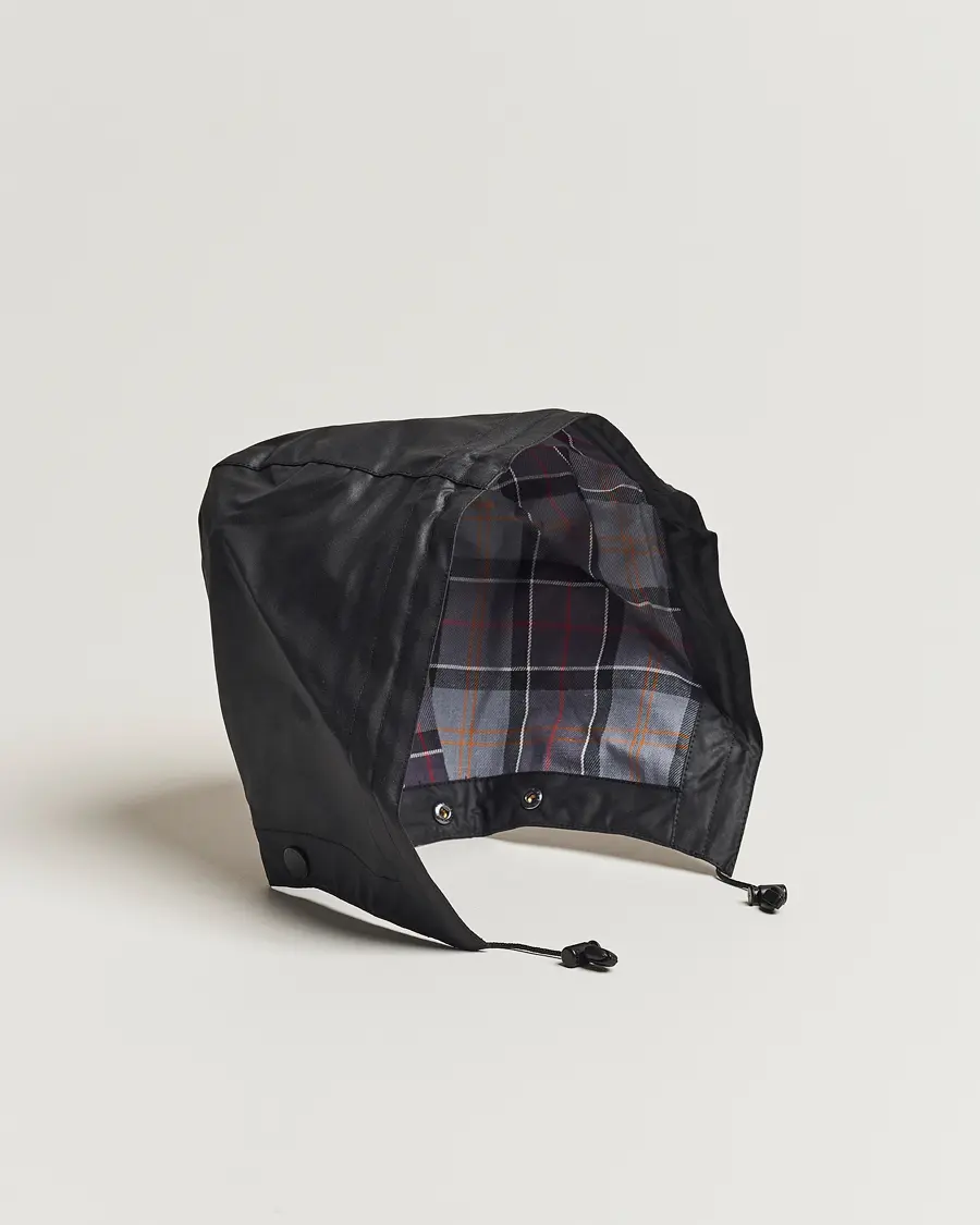 Barbour LifestyleWaxed Cotton HoodBlack