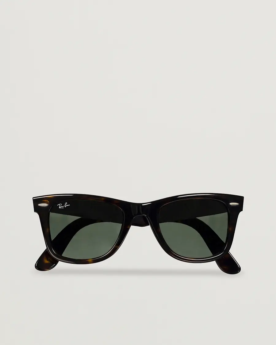 Ray-Ban Original Wayfarer Sunglasses Tortoise/Crystal Green