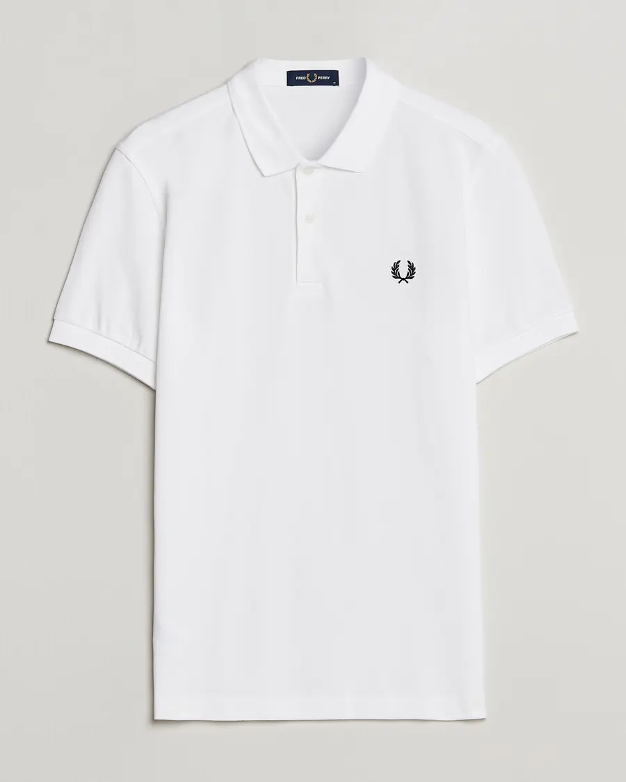 Fred Perry Plain Polo White