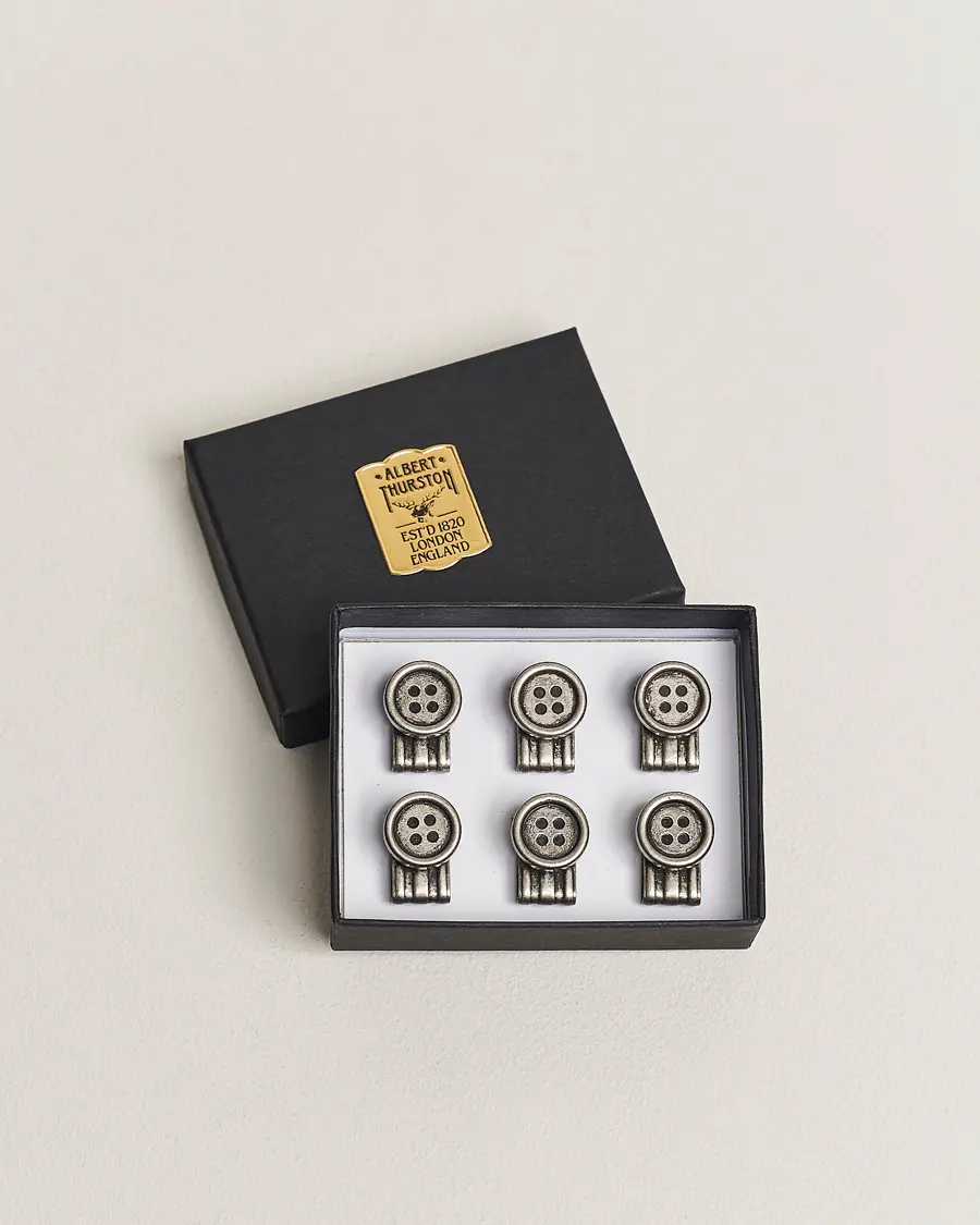 Albert Thurston Brace Buttons 6-pack