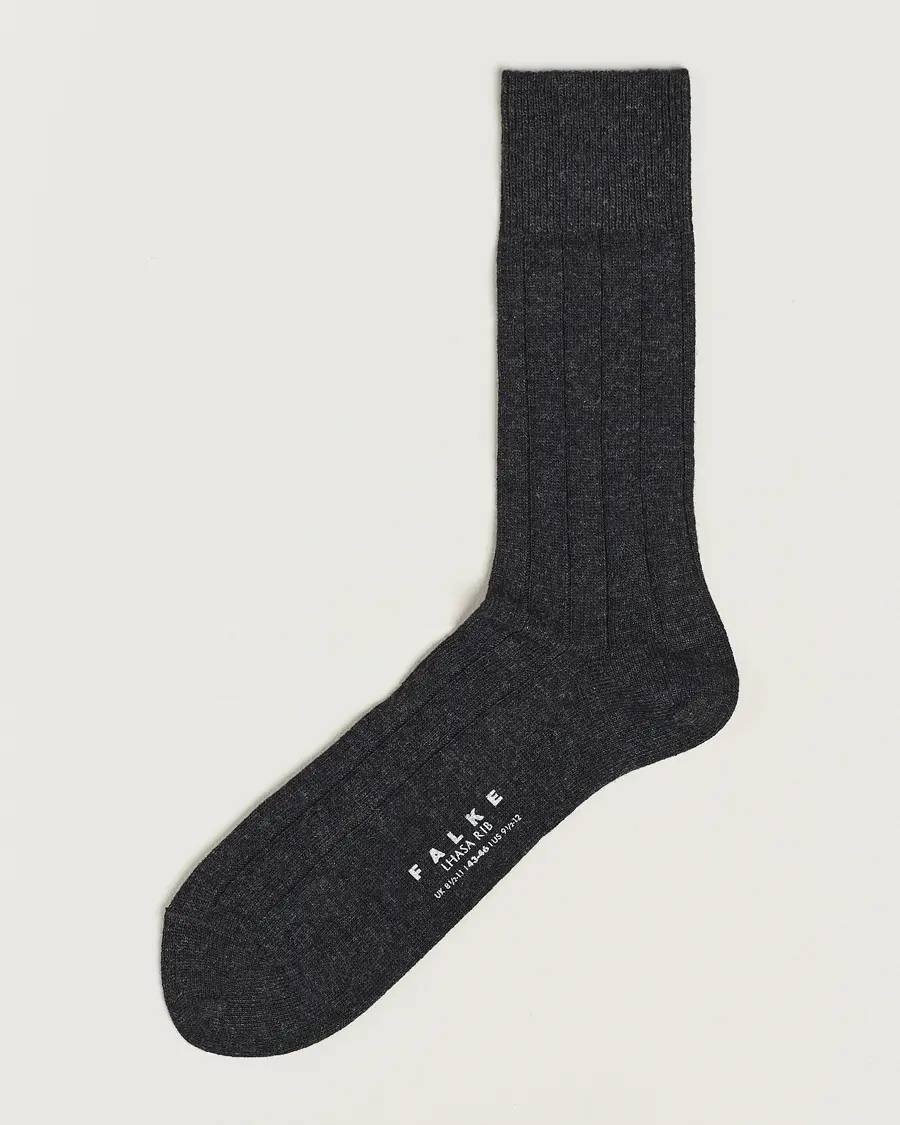 Falke Lhasa Cashmere Socks Antracite Grey