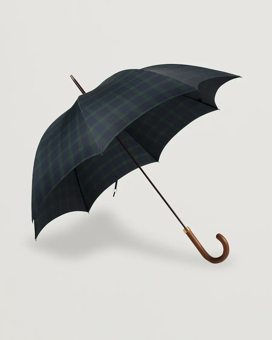 Fox Umbrellas Hardwood Umbrella Blackwatch Tartan