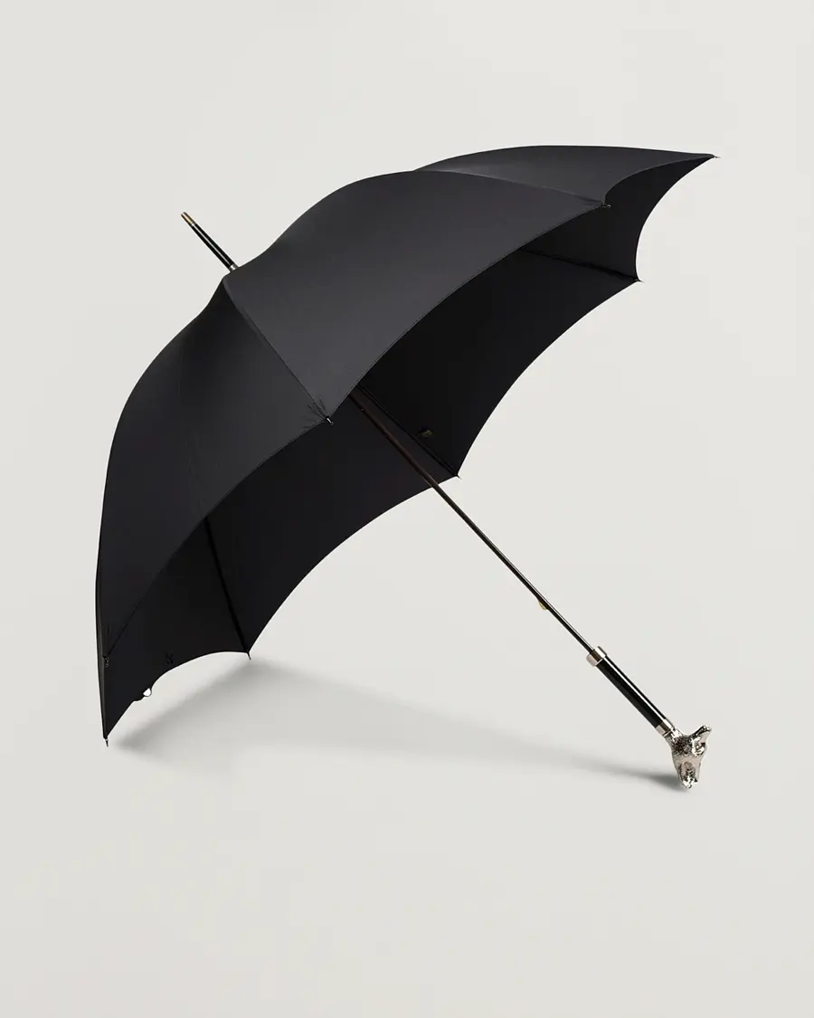Fox Umbrellas Silver Fox Umbrella Black