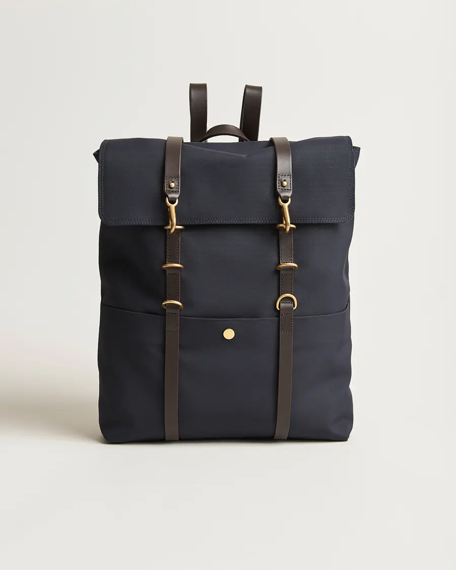 MismoM/S Nylon BackpackNavy/Dark Brown